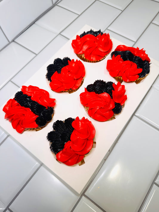 Heart Cake & Luxe Cupcake Combo