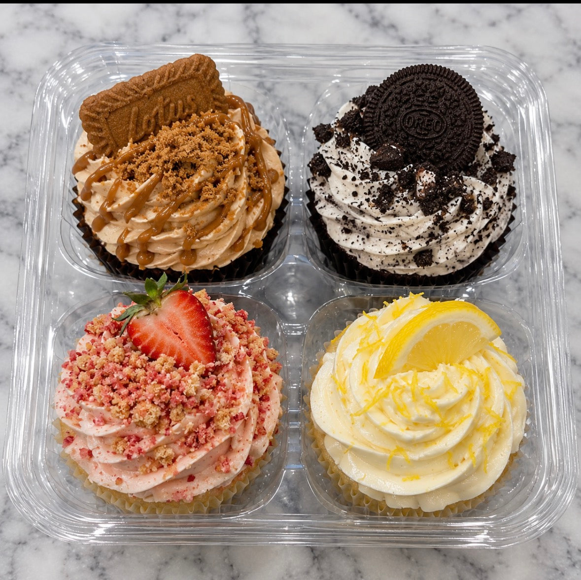 The Signature Four Cupcake Sampler