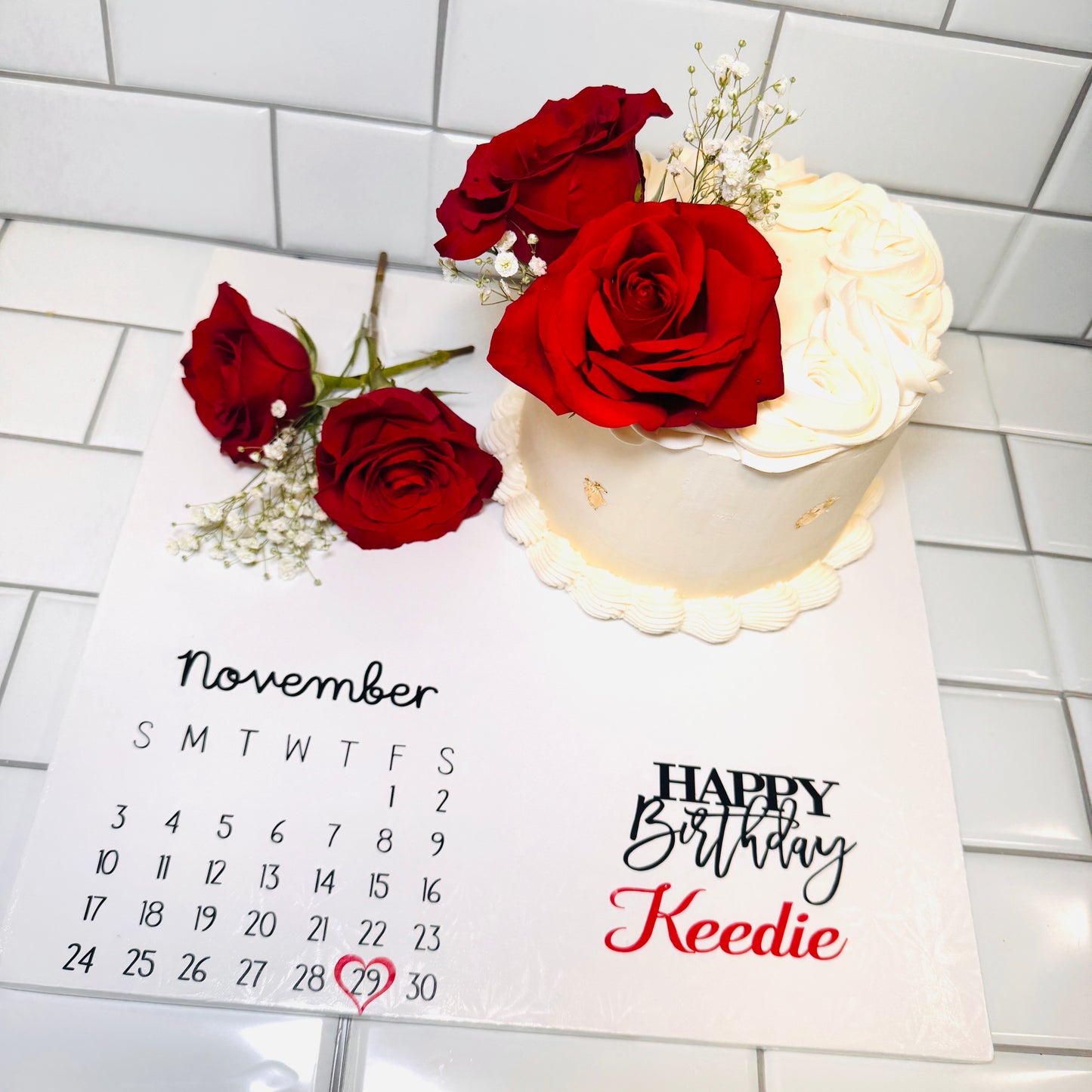 Calendar Board Cakes