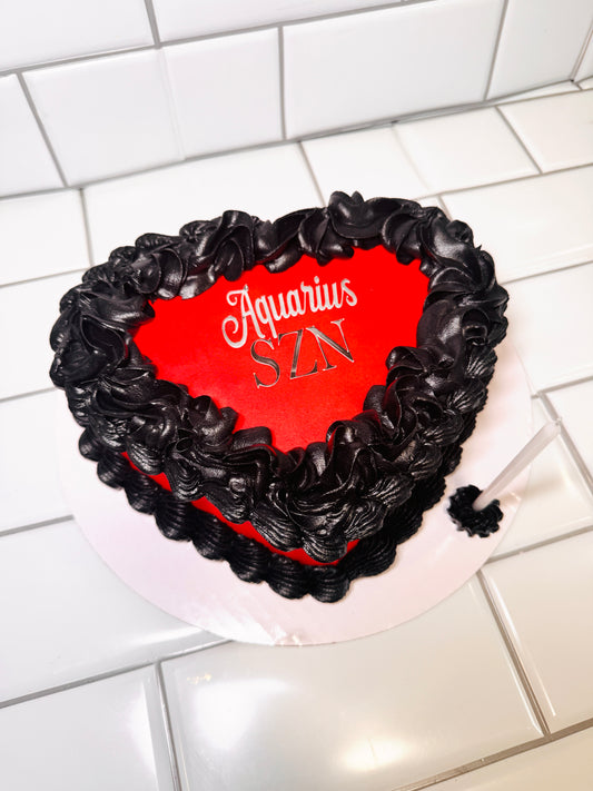 1 Layer 6” Heart Cake