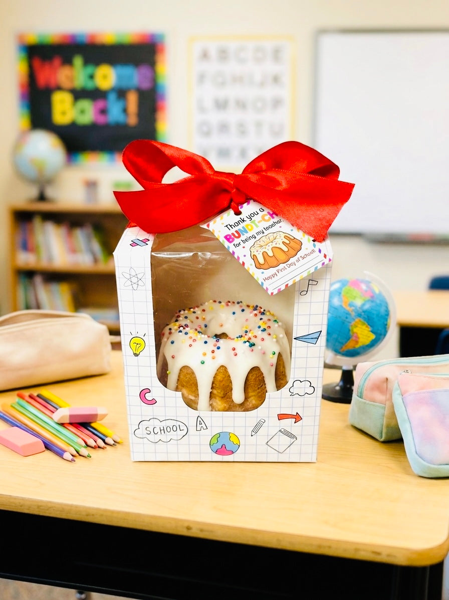 Back-to-School Bundt Cake