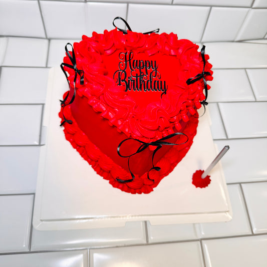 6” Heart Cake