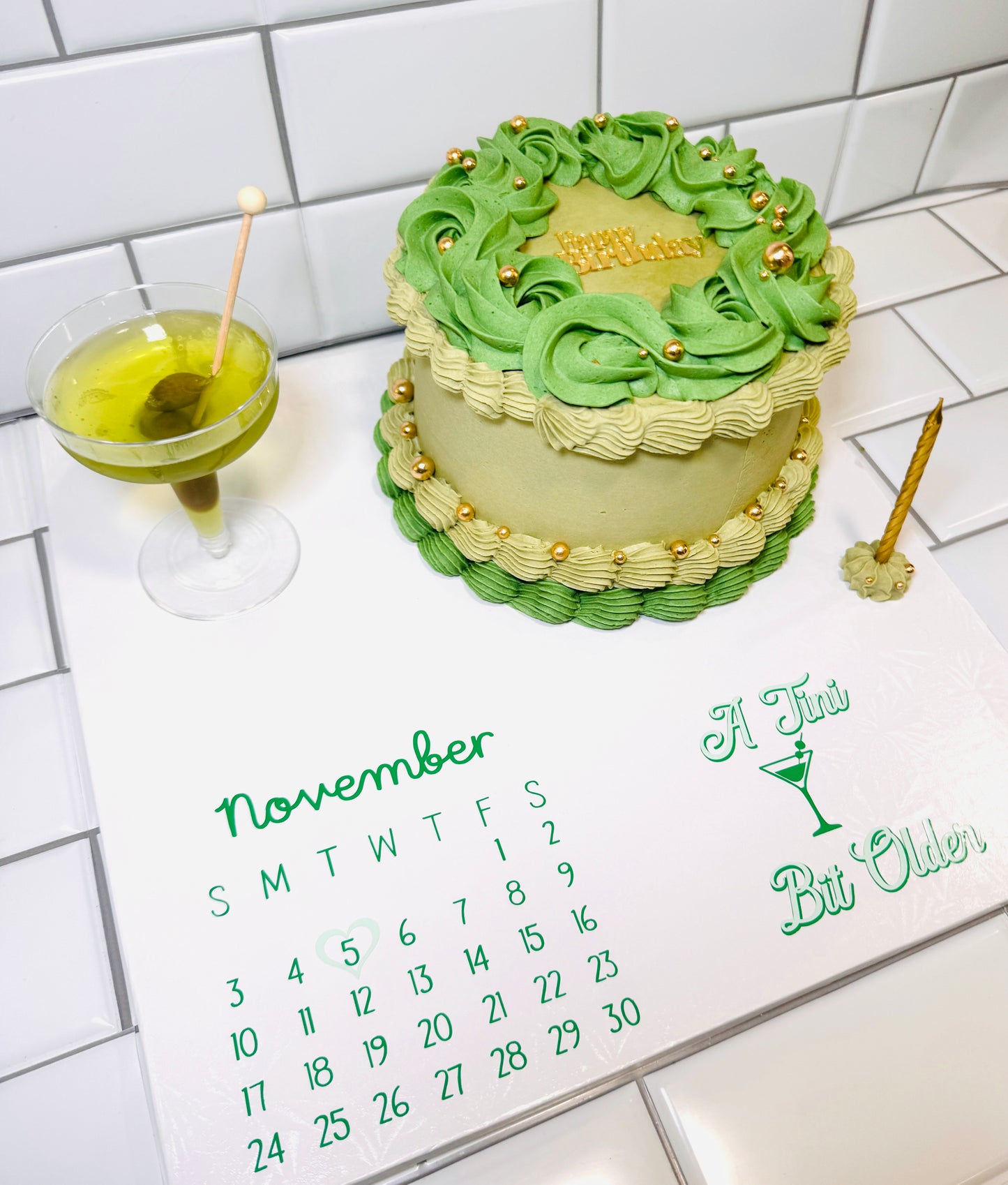 Calendar Board Cakes