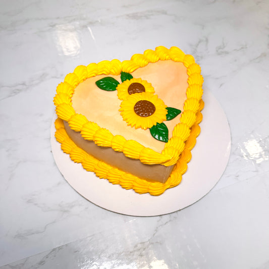 1 Layer 6β Heart Cake